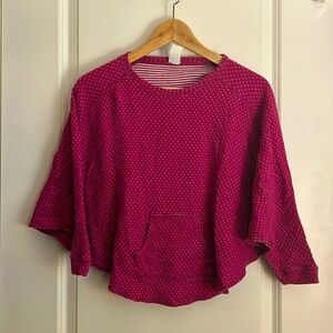 Tucker + Tate reversible poncho sweatshirt